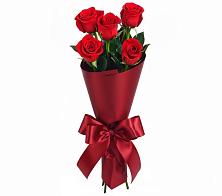 Букет 5 Красных роз Эдлесс Лав в Палласовке