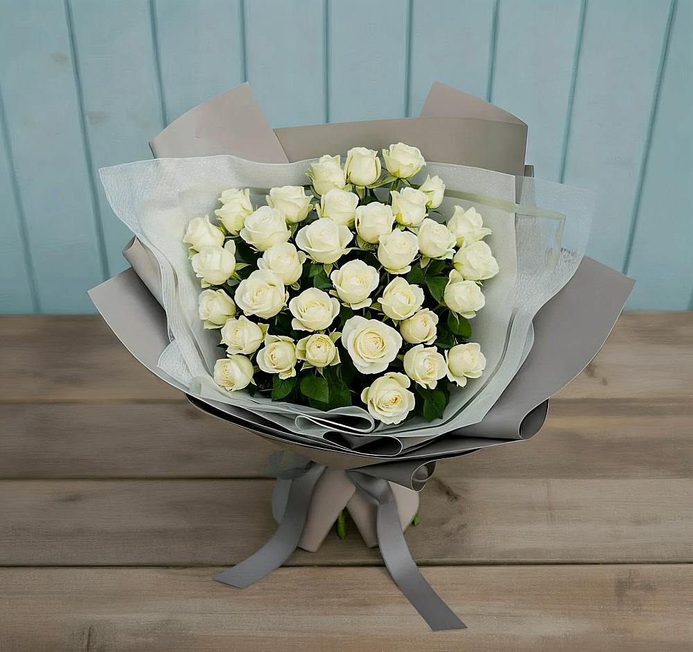 Букет Белоснежная нежность в Палласовке