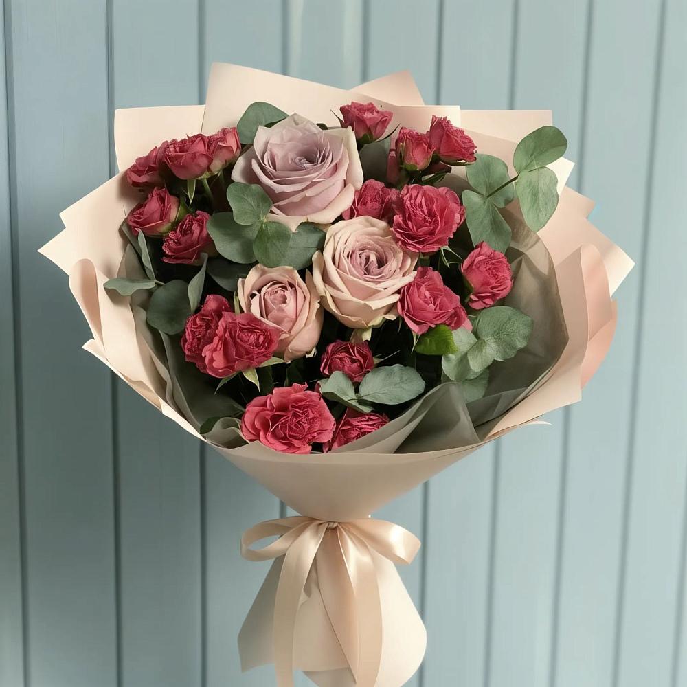 Букет цветов из: Гвоздики и Розы в Палласовке