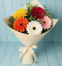 Букет цветов из:  Герберы в Палласовке