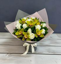 Букет цветов из:  Орхидеи и Розы в Палласовке