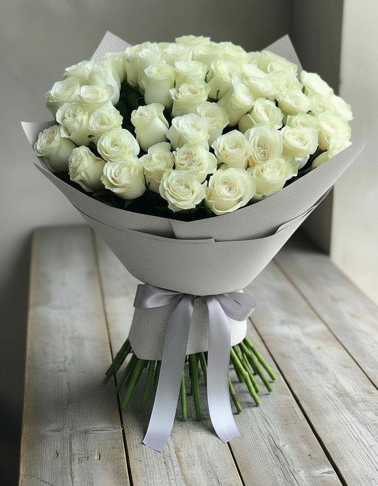 Букет 35 Белых роз в Палласовке
