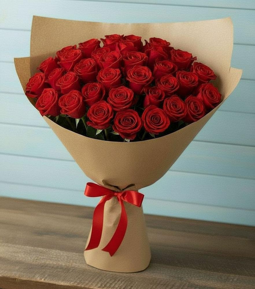 Букет Красные розы Милано в Палласовке