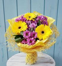 Букет цветов из:  Хризантемы и Герберы в Палласовке