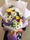 Букет цветов из: Ирисы, Хризантемы и Розы в Палласовке