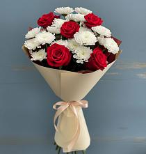 Букет цветов из:  Розы и Хризантемы в Палласовке