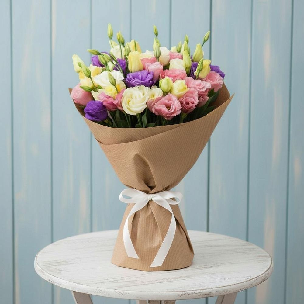 Букет цветов из: Лизиантусы в Палласовке