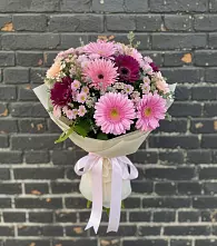 Букет цветов из:  Герберы и Хризантемы в Палласовке