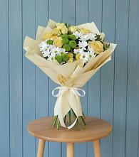 Букет цветов из:  Хризантемы и Розы в Палласовке