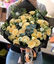 Букет цветов из:  Розы и Лизиантусы #REPLACE_PRED# Палласовке