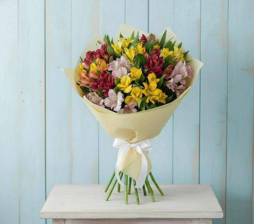 Букет цветов из: Альстромерии в Палласовке