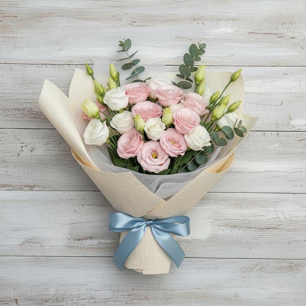 Букет цветов из: Лизиантусы в Палласовке